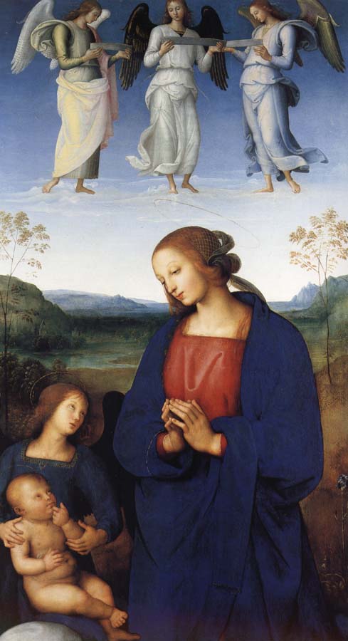 The Virgin and Child with an Angel